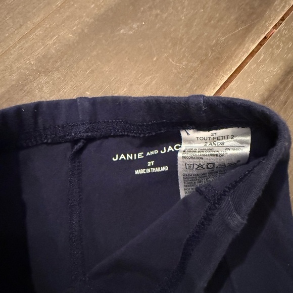 Janie and Jack • 2T • Navy Ballerina Legging Ribbon Detail - Picture 8 of 8